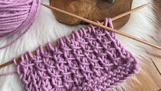 Bamboo stitch knitting tutorial [upl. by Aurelea961]