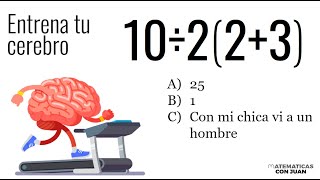 ENTRENA TU CEREBRO CON MATEMÁTICAS 3 EJERCICIOS [upl. by Sifan319]