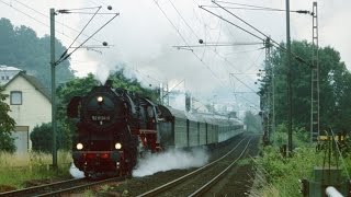 Dampflok 52 8134 mit 11WagenZug on Tour Teil 1 2001 [upl. by Eynahpets]