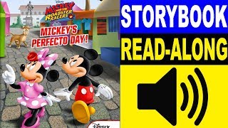 Mickey and the Roadster Racers Read Along Storybook Read Aloud Story Books Books Stories [upl. by Ellehcam]