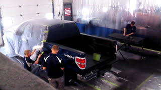 Bed Liner SprayIn Bedliner Install Time Lapse [upl. by Branden]