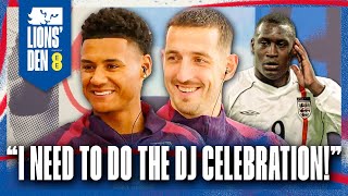 Dunk Watkins amp Heskey Chat Dunks Free Kicks amp Iconic Celes  Ep3  Lions Den Connected By EE [upl. by Saraiya]