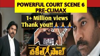 Vakeel Saab COURT SCENE 6 PRECLIMAX Reaction  Pawan Kalyan  Sarala Devi Vakeel Saab Movie Scenes [upl. by Suzie]