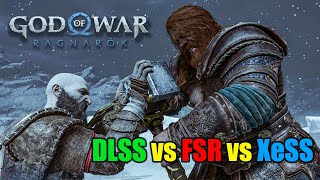 God of War Ragnarök DLSS vs FSR vs XeSS Comparison Review [upl. by Rosel]