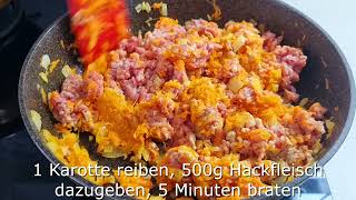 Ein Rezept für alle die Gerichte mit Hackfleisch lieben Kartoffeln und Hackfleisch immer gewinnen [upl. by Biegel619]