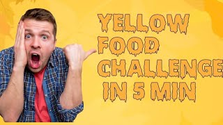 Very spicy 🥵 yellow food eating challenge 24 hours Full video [upl. by Adnirem226]