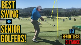 BEST SWING for Senior Golfers  Increase Distance [upl. by Adnamaa685]