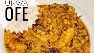 How to make Ukwa Ofe  bread fruit [upl. by Leirvag87]