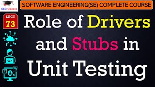 L73 Role of Drivers and Stubs in Unit Testing  Software Engineering Lectures in Hindi and English [upl. by Maxine648]