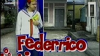 Federrico con Carlos Villagrán  RCTV 1983 [upl. by Farrah364]