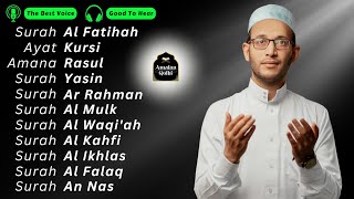 The heart touching voice of Al FatihahAyat kursiAmana rasulYasinRahmanAl MulkAl WaqiahAlKahfi [upl. by Hanahs]