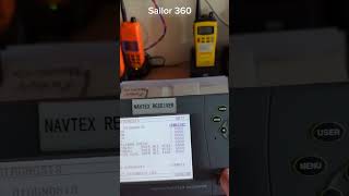 Navtex self test  Sailor 360 [upl. by Airdnax]