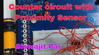 Decade counter circuit using Proximity Sensor [upl. by Demaria]