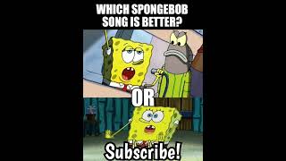 SpongeBob Striped Sweater Song VS Indoors Song [upl. by Lemay]