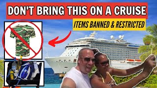 Prohibited Items NOT To Bring On a CRUISE [upl. by Julissa282]