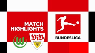 VfL Wolfsburg vs VfB Stuttgart  Highlights  Bundesliga 2425 [upl. by Bisset]