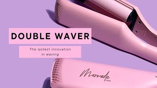 Mermade Hair™️ Presents Double Waver  The Newest Innovation In Soft Lush amp Dreamy Waves [upl. by Ellehcear]