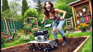 🌿 Mantis 4222 Tiller Aerator Attachment  Best Tiller Attachment for Weed Eater 🌱 [upl. by Liv]