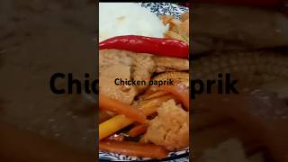 thaifood spicychickenwith vegetables chickenpaprik [upl. by Elleral]