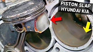 SYMPTOMS OF PISTON SLAP HYUNDAI KIA [upl. by Acirema]