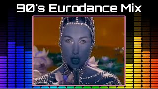 90s NonStop Eurodance Video Mix Cher Snap Haddaway Corona La Bouche Aqua [upl. by Stalker]