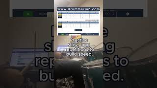 Intermediate Triplet Drum Fill drumtips drums [upl. by Asserrac]