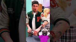 OH NO SHELL NEVER FORGET HOW SHE WAS PLAYED 😂🪚 DOG REACTS funnyanimals dog prank [upl. by Nomsed613]