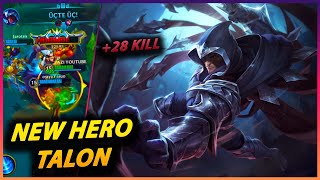 YENİ HERO TEK ATIYOR DAKİKADAN HIZLI KILL MONTAGE TALON ÖĞRETİCİ  Wild Rift [upl. by Behlau]