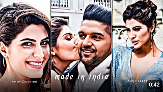 Made In India 😍Guru Randhawa 💕  Slowed Reverb Status  WhatsApp Status  Lofi 🎧Remix Status [upl. by Hauck]