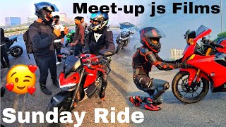 MEETUP JS FILMS 🥰 FINALLY IS SUNDAY SE MIL LIYE jsfilms [upl. by Kraul]