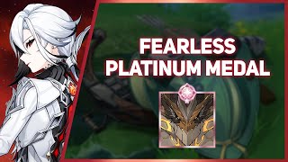 Genshin Impact  SpeciallyShaped Saurian Search Fearless Primo Geovishap  Platinum Medal [upl. by Milzie]