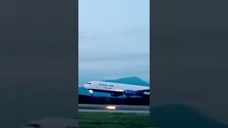 Maersk 767 Landing at BGY aviation plane landing [upl. by Elton]