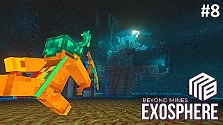 Exploring the DEEP DARK DIMENSION in BM Exosphere  Ep 8  minecraft modded [upl. by Refinney]