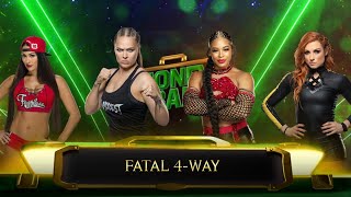 full match  Ronda Rousey vs Nikki Bella vs bianca belair vs becky lynch  money in the bank 2024 [upl. by Aicnerolf476]