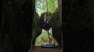 Frankenjura  Bouldern  Little Bull 7A climbing bouldering bouldern rockclimbing nature [upl. by Itisahc]