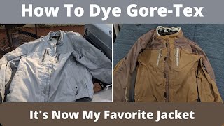 How To Dye GoreTex [upl. by Tayler]