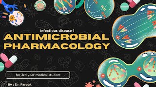 1st Antimicrobial Pharmacology lecture in ID1 introduction and penicillin [upl. by Boylan38]