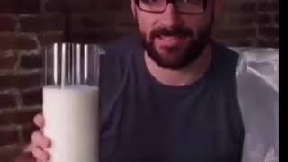 Vsauce demonstrates cereal for the first time [upl. by Yellat]