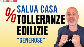 TOLLERANZE COSTRUTTIVE in DL Salva Casa come applicarle [upl. by Lauri]