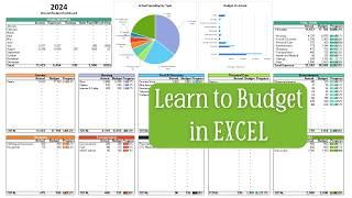 Step by Step Budget Planning in Excel  Personal Budget Lesson in Excel budgetting excel [upl. by Herzig]