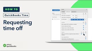 How to request time off in QuickBooks Time [upl. by Nelyk]