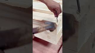 Installation process of wood door rotation axis [upl. by Kuebbing566]