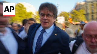 How exCatalan leader Carles Puigdemont returned to Spain and vanished again [upl. by Etnahsa]