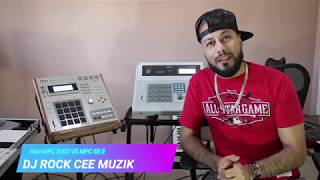 Akai mpc 3000 vs Akai mpc 60 mk2 mpc60 comparison BY dj rock cee muzik [upl. by Akiwak]