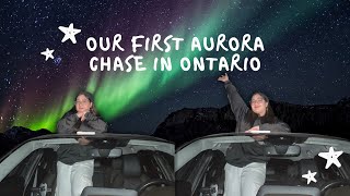 NAGHANAP NG AURORA BOREALIS SA ONTARIO  NERIE ANN  FILIPINO IN CANADA [upl. by Cheston]