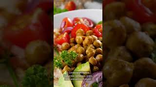 Mediterranean Chickpea Salad food pasta foodie [upl. by Al71]