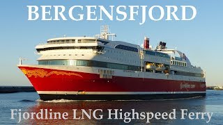 LNG Fähre BERGENSFJORD in Hirtshals  Ankunft amp Abfahrt [upl. by Ultan709]