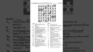 Daily telegraph prize crossword 30065 answers and walkthrough Sat 13th August 2022 [upl. by Otanod]