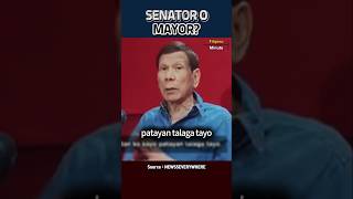 SENATOR O MAYOR Duterte PHVote election [upl. by Nnil798]