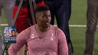 Every Throw from Dwayne Haskins Pro Day [upl. by Yecal]